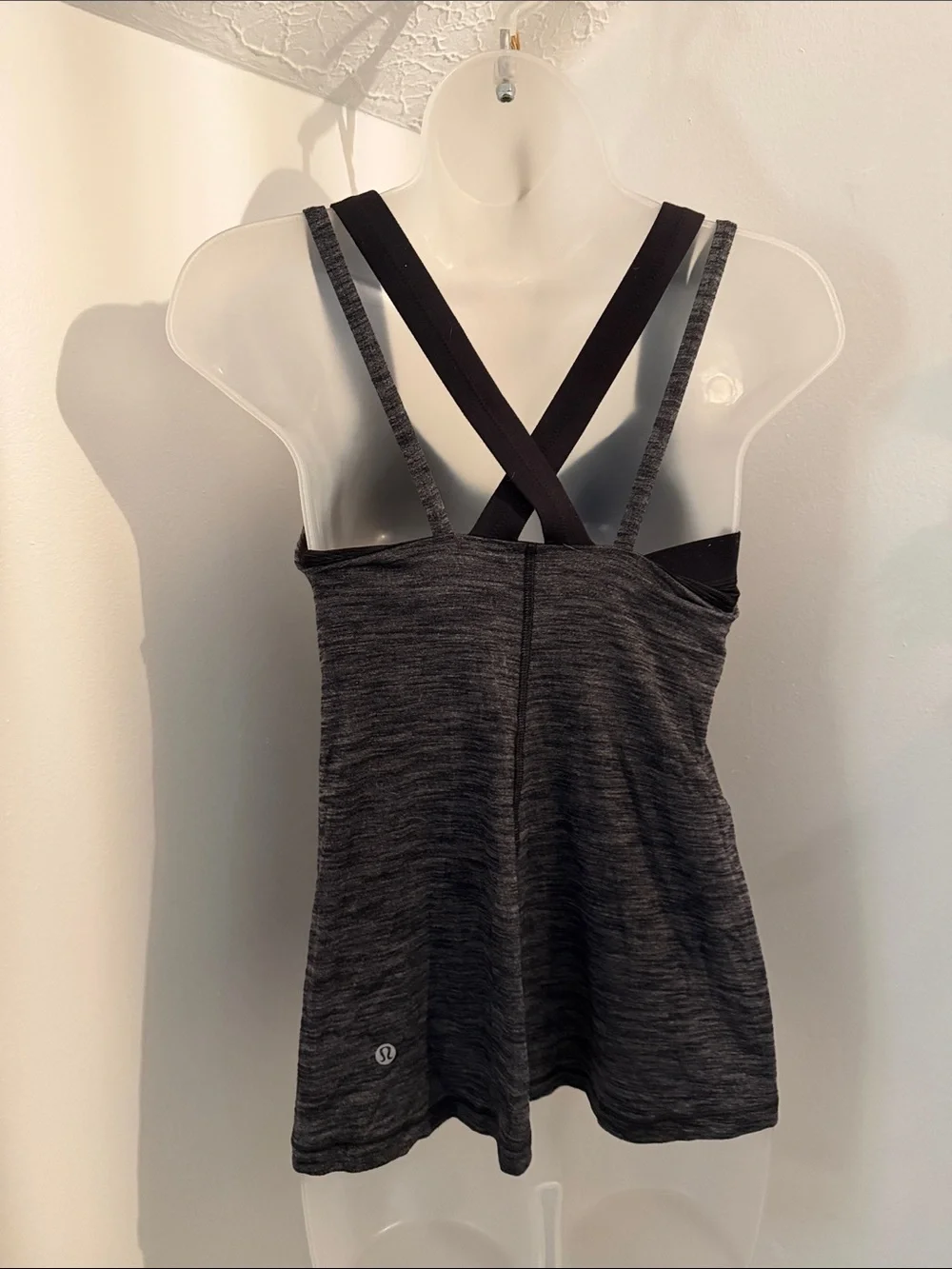 lululemon athletica Women's Double-Strap Tank Top in Dark Heather Gray